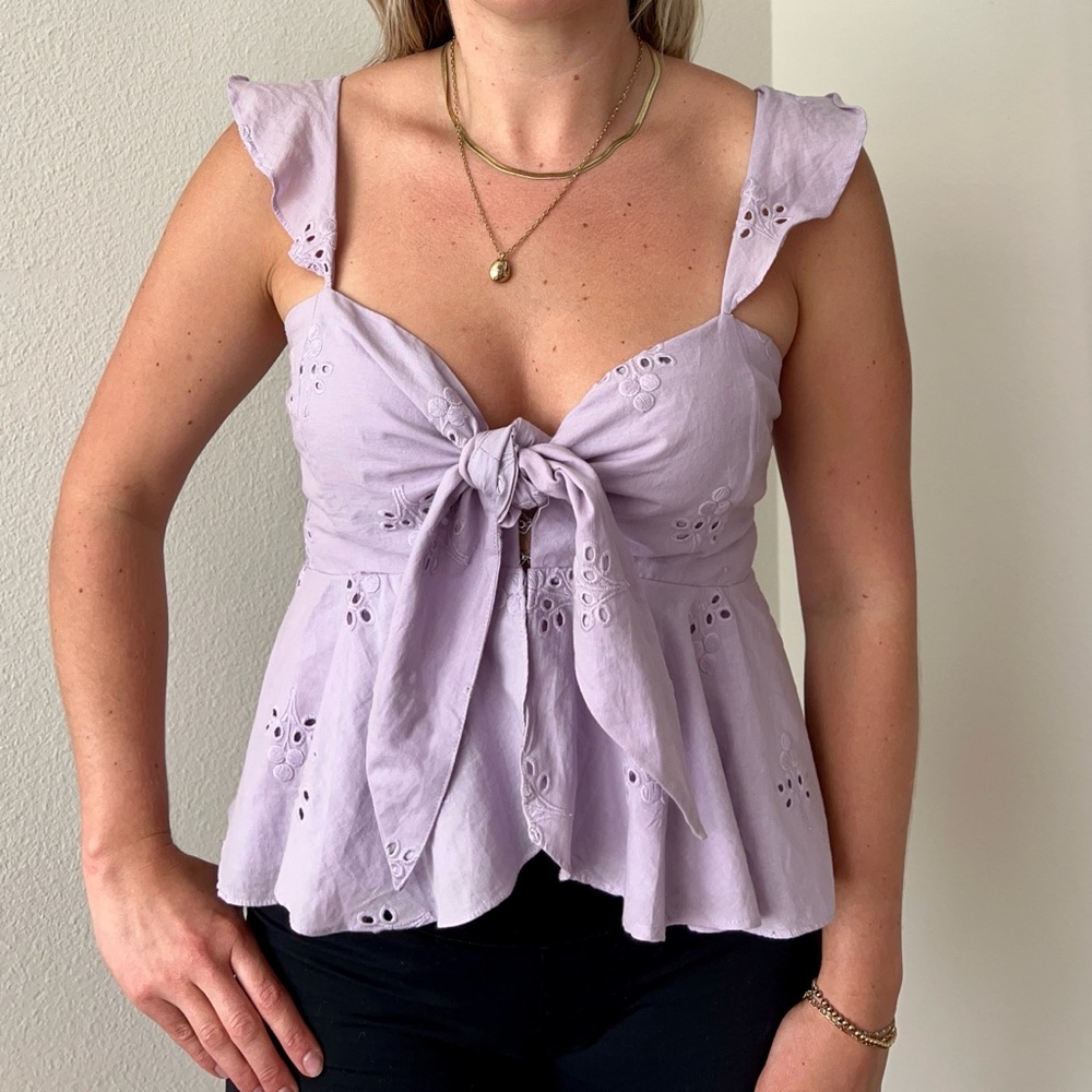 WAYF Purple Tank Top - Medium